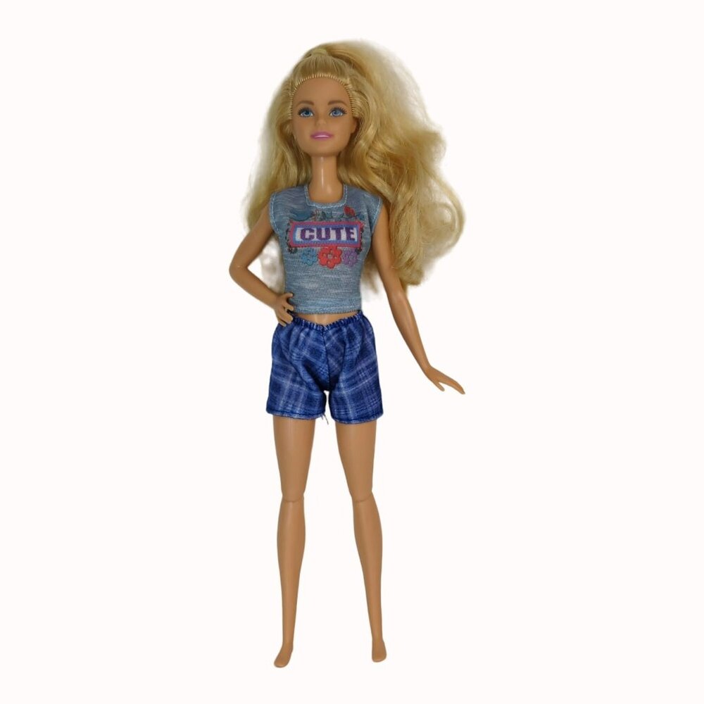 Barbie Play N Wash Pets Doll P30HF FXH11 Redressed in Pajamas 2019
